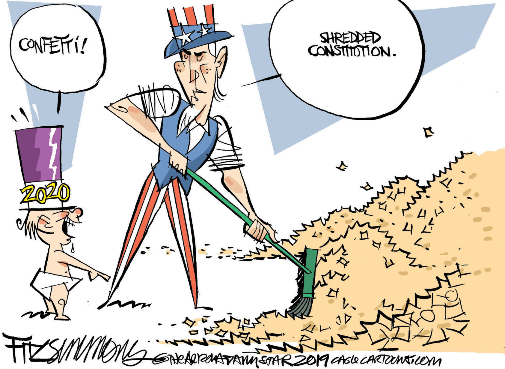 Daily Fitz Cartoon: Confetti